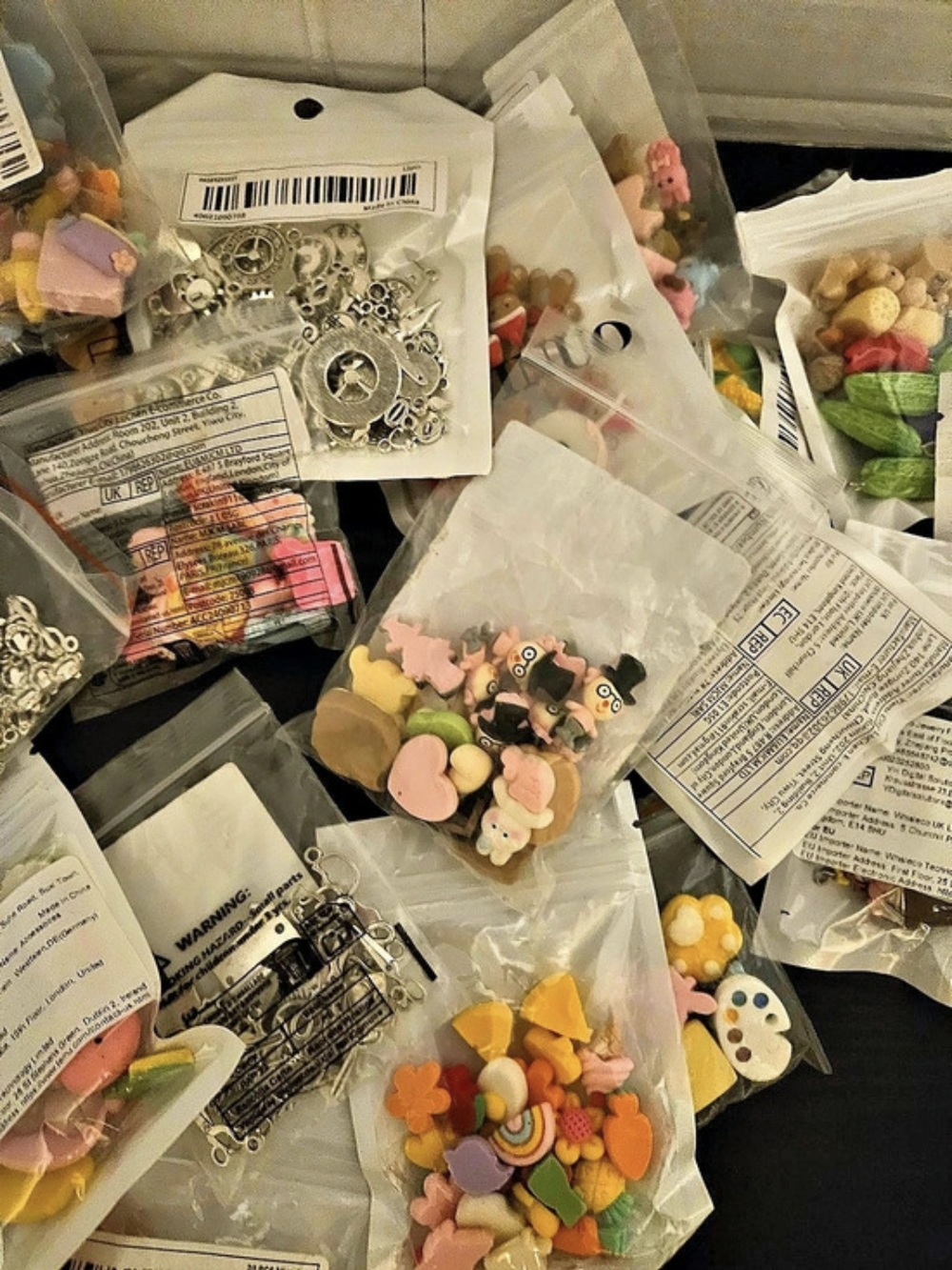 Assorted Multicolor Charms Lot - Picture 4 of 6